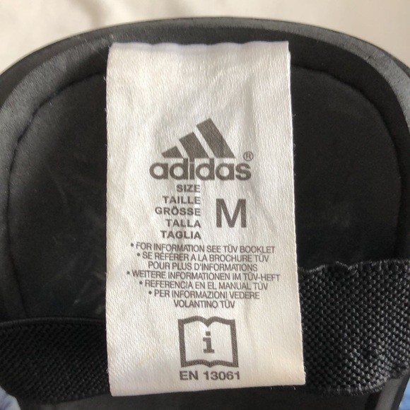 ADIDAS EVERCLUB BLACK/WHITE/SOLAR RED SHINGUARD - Picture 5 of 5